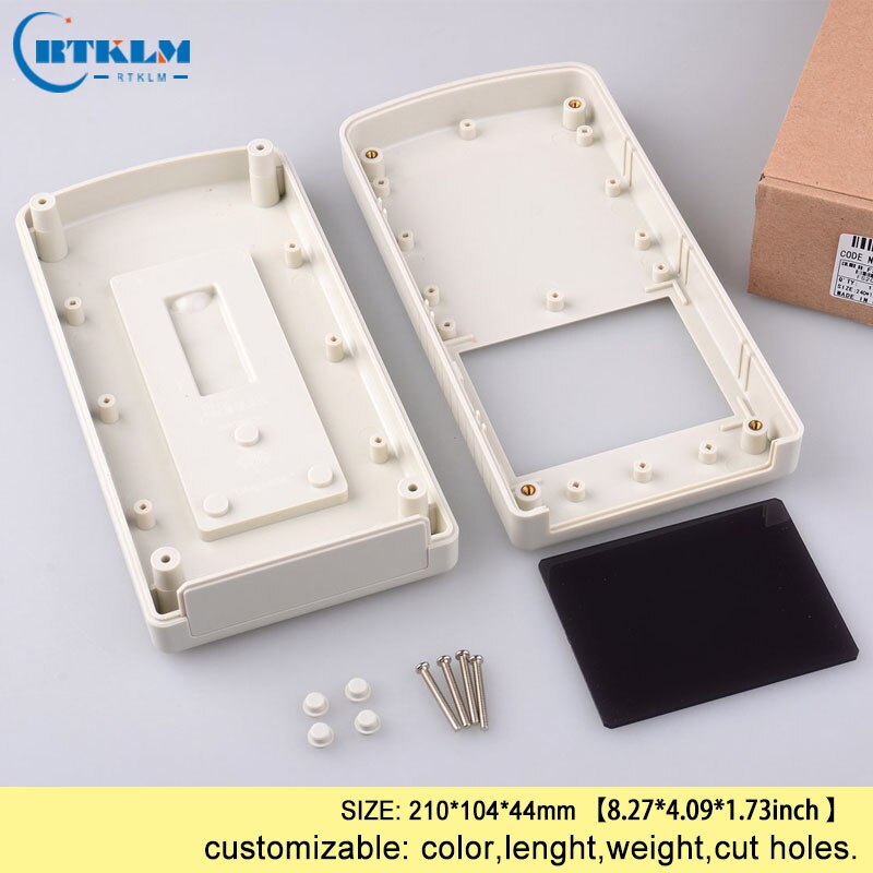 DIY junction box handheld plastic behuizing elektronische project gevallen abs kast draad connection box speaker box 210*104 * 44mm
