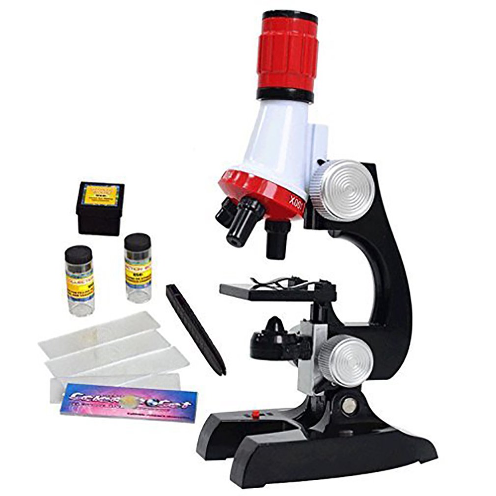 Microscoop Kit Lab Led 1200X Thuis Educatieve Speelgoed Geraffineerde Biologische Microscoop Voor Kinderen Kind