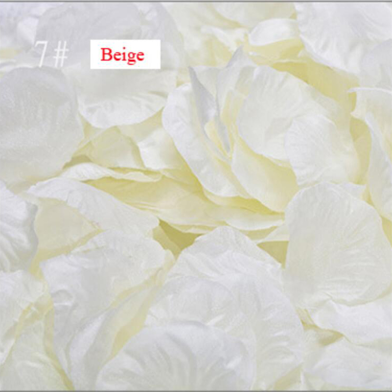 500 stk / parti silke rosenblade til bryllupsfest fødselsdag dekoration romantiske kunstige rosenblade bryllup blomst rosenblomst