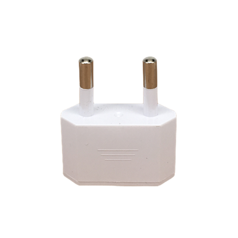 1 st eu-reseadapter amerikansk kina usa till eu euro europeisk typ c-kontakt elektrisk adapter ac-eluttag: Vit