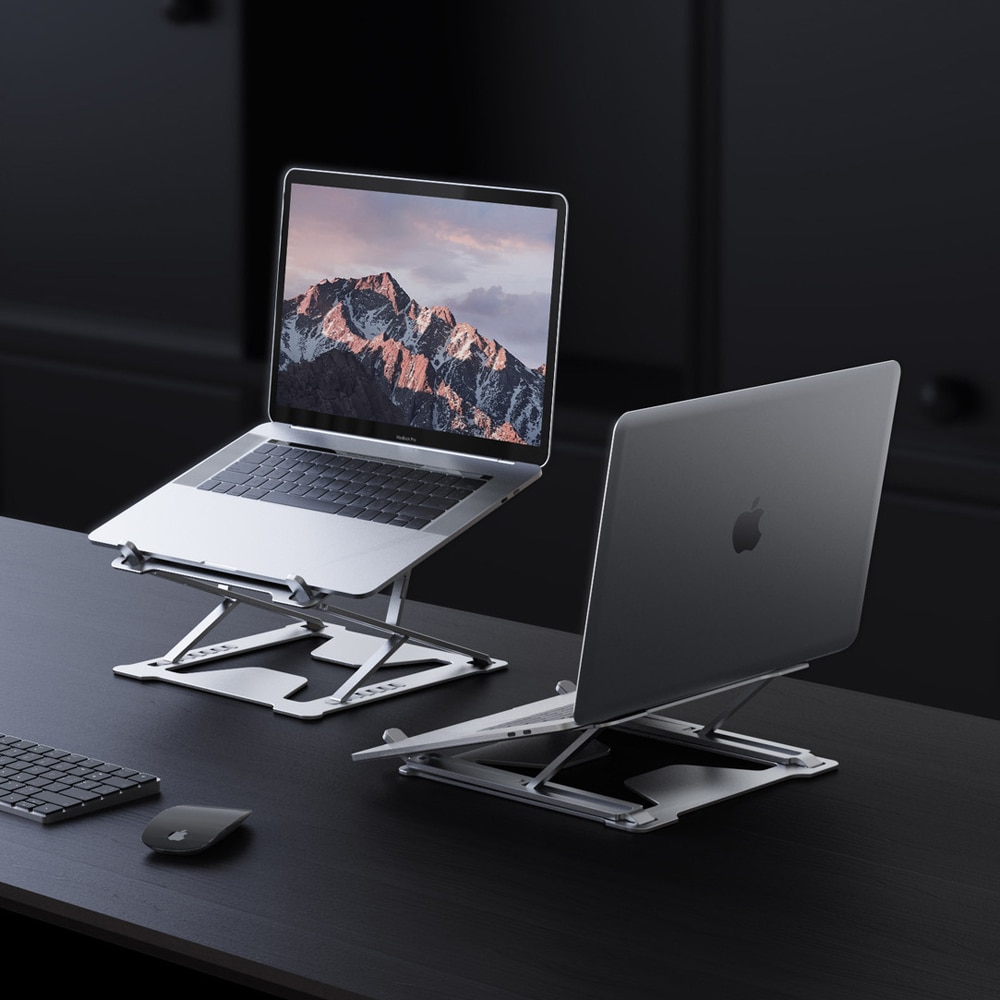 Laptop Accessoires Tafel Verhogen Aluminium Stand Opvouwbaar Voor Macbook 12 Pro Air Notebook Tablet Houder Staande Bureau Chromebook