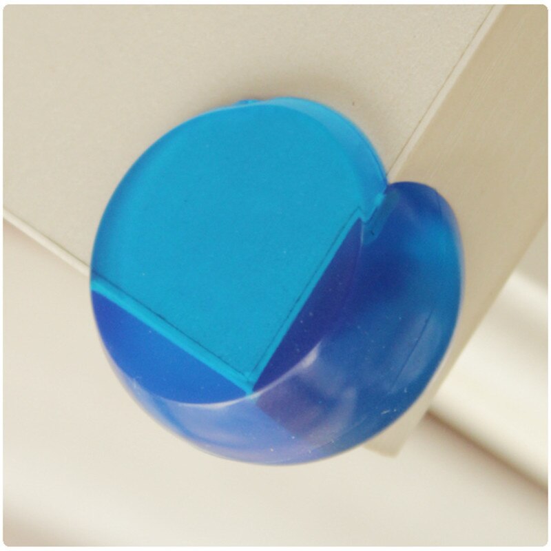 10PCS Anti Collision Table Angle The Candy Colors Transparent Safety Anti Collision Table Angle TRQ0669