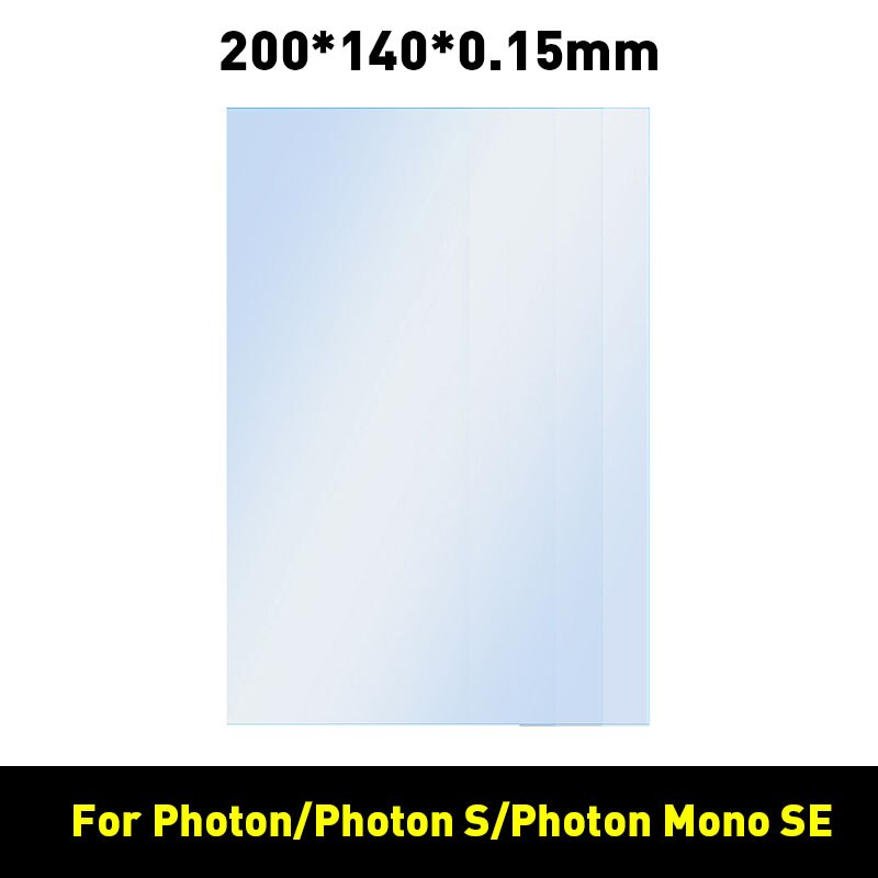 FEP Film Für Photon Mono X Harz 3D Drucker Teil 200*140/240*165/280*200mm SLA/LCD FEP Blätter 0,15mm FEP Film Für 8,9 zoll Lcd: 5 PCS / 200x140mm