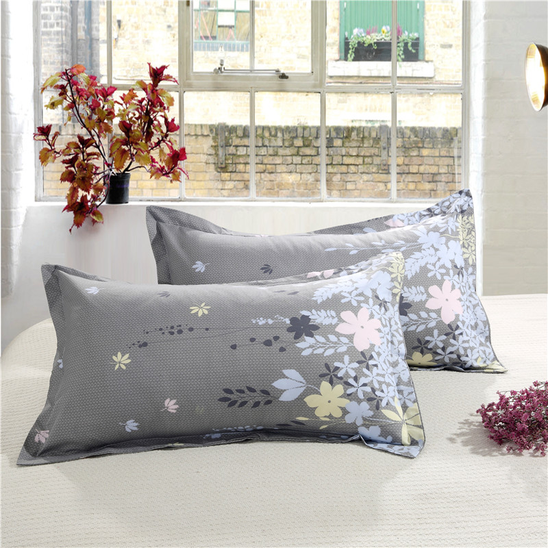 Housse de protection pour chambre à coucher | 1 pièce, 48cm * 74cm, tissu Floral de beauté, 100% Polyester, pour parure de chambre à coucher, 8, 50: 7