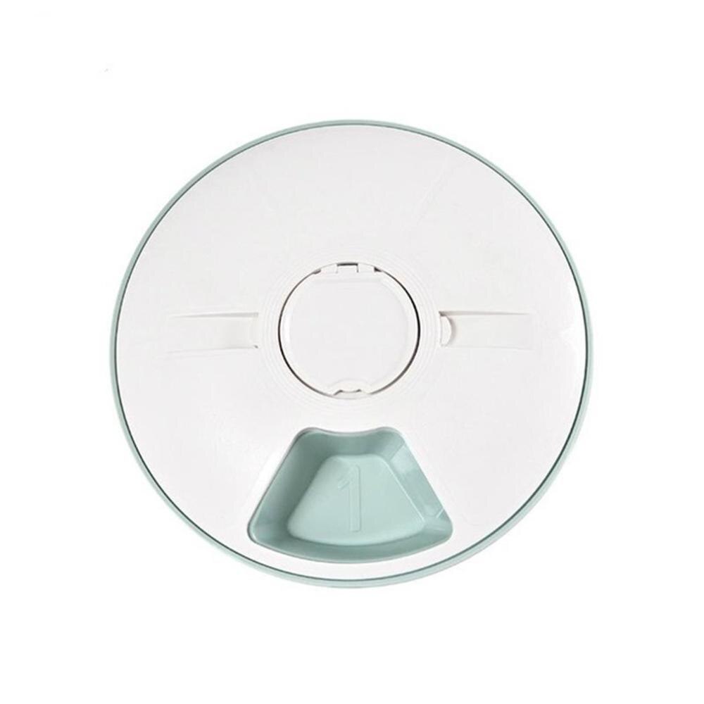 Picture of Round Timing Feeder Automatic Pet Feeder 6 Meals 6... – Grandado