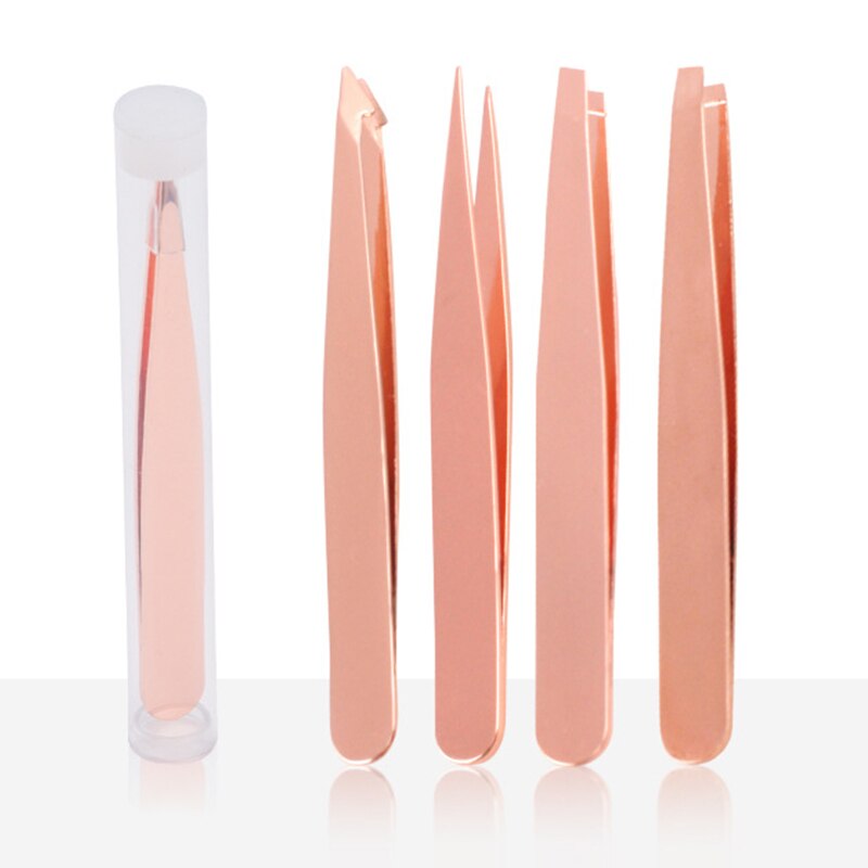 Eyebrow Tweezers Stainless Steel Face Hair Removal Eye Brow Trimmer Eyelash Clip Cosmetic Beauty Makeup Tools Shaving Tweezers