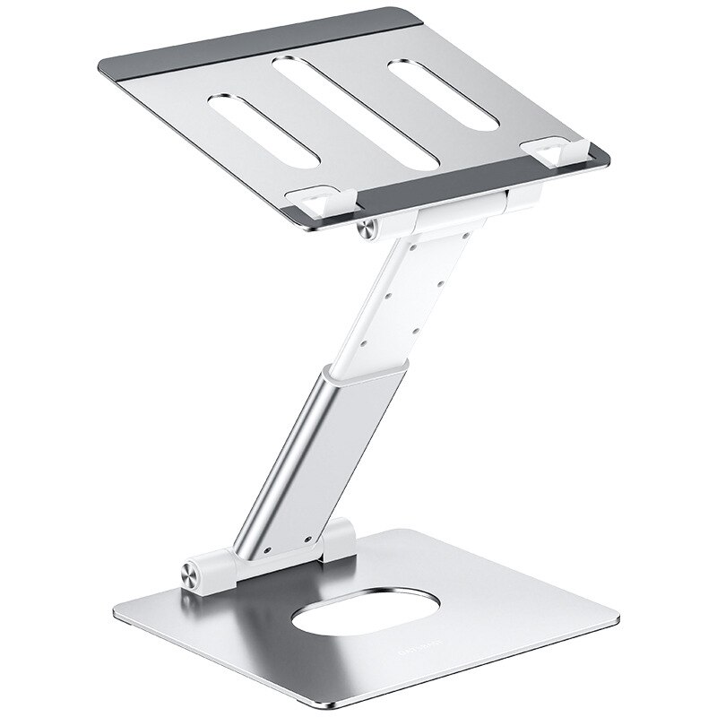Height Adjsutable Tall Laptop Stand Aluminum Stretchable Heighten Sit/Standing Working Availabe Notebook Standing Holder