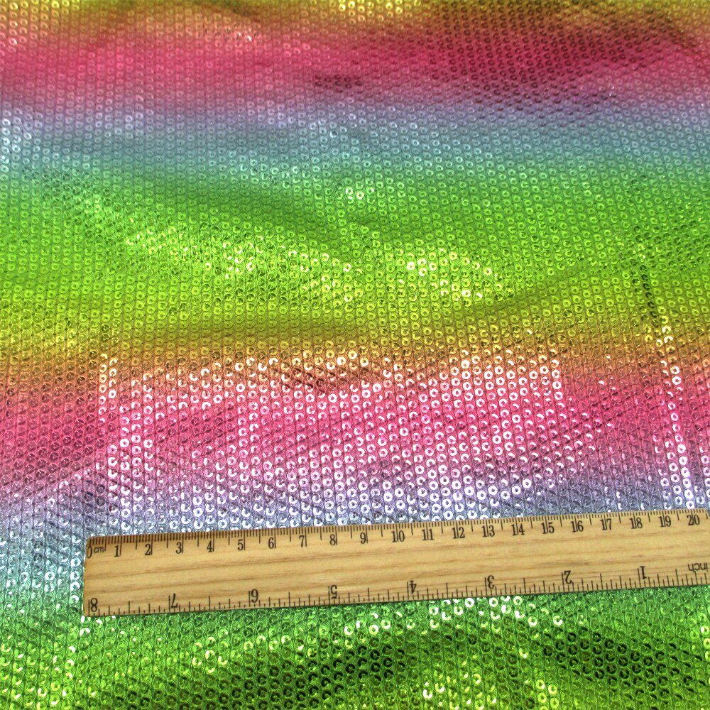 20*58 "50*130 cm Regenbogen Pailletten Stoff Für Gewebe freundlicher Heimat Textil- Für NäHenne Tilda Puppe tuch, 1Yc2158: 1055212001