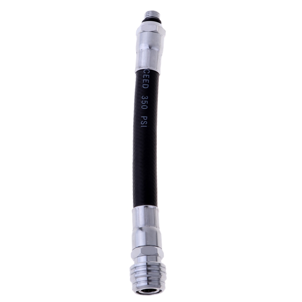 Tuyau tressé Flexible de plongée sous-marine, régulateur de basse pression noir, pieuvre de plongée, 1ère étape