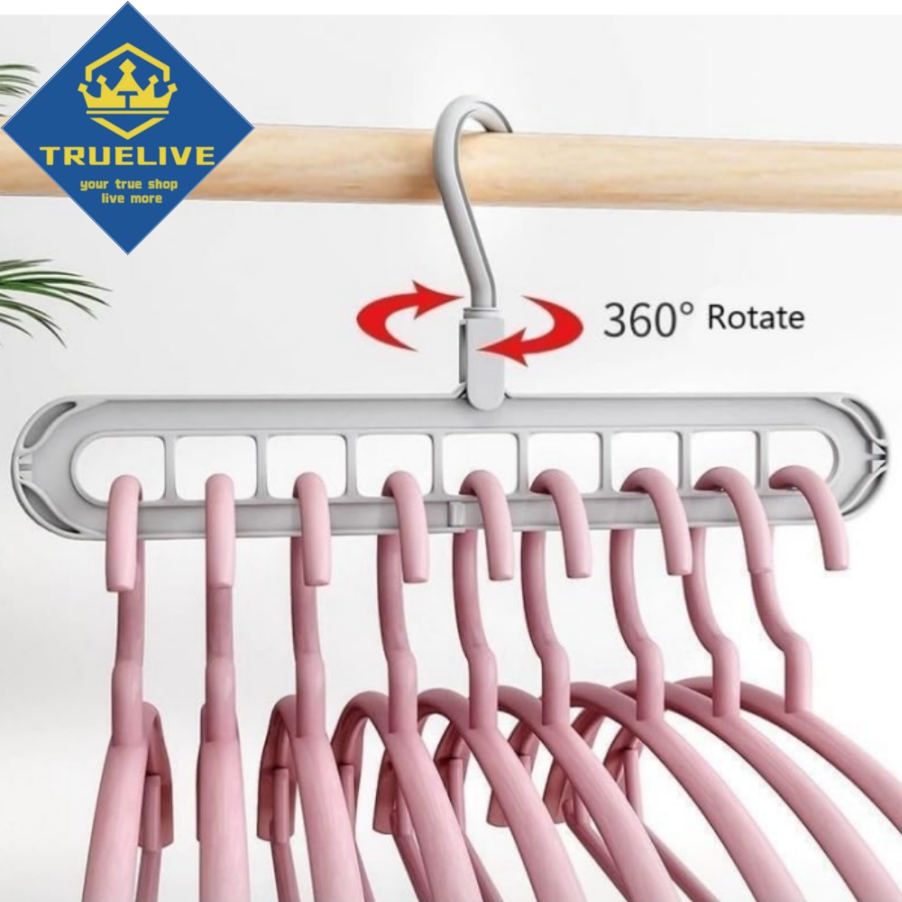 Cintres pliables à 9 trous, 20/10/5/3/1 pièces, robustes, gain de place, organisateur de vêtements pour chambre, garde-robe, maison, porte-vêtements