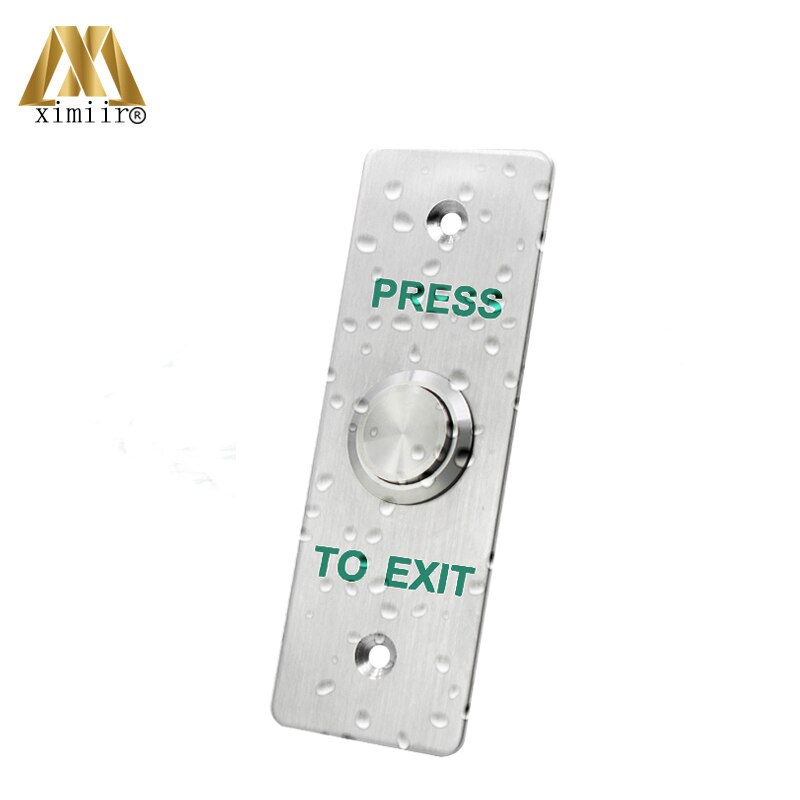 Ip68 vandtæt adgangskontrol udgangsknap  e06 rustfrit stål dørklokke switch berøringspanel døråbner: M40