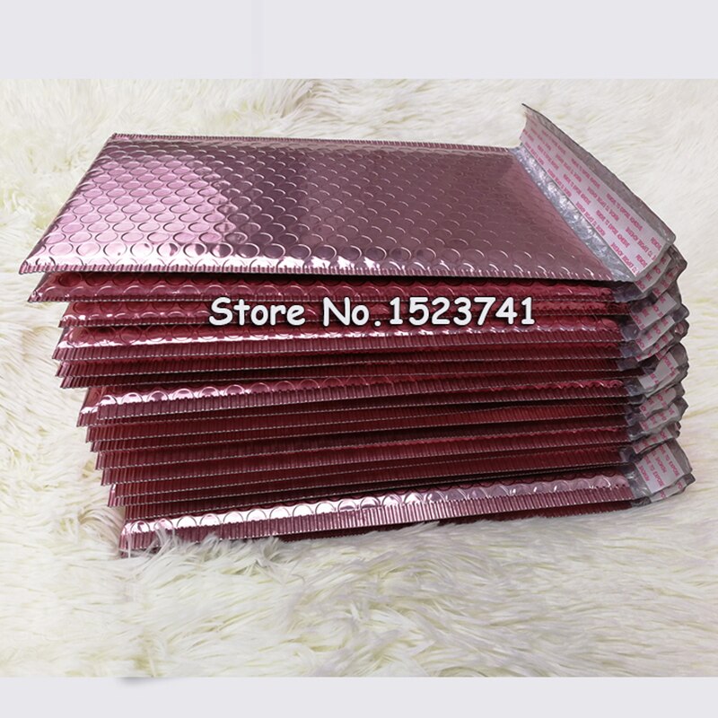 25 uds. Sobre de burbujas de oro rosa de 15x20 + 4 cm, sobre de burbujas de papel de oro rosa para embalaje de , bolsa de recuerdo de boda