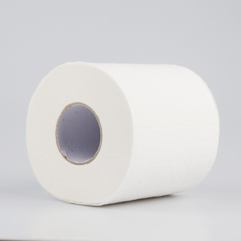 10 Rolls Toilet Paper 3-Ply Embossed Roll Tissue 110G/Roll Soft Rolls Commercial Standard Rolls