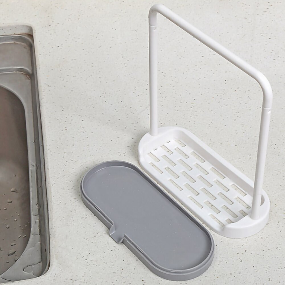 Kitchen Sink Countertops Clean Rag Rack Plastic Drain Wipes Sponge Racks Scouring Pad Storage Rack Cosmetics Storage Rack