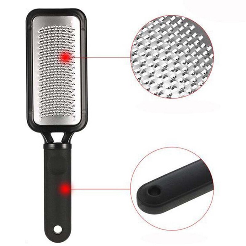 Rascador de pies para salón de pedicura, rallador de piel muerta, dura y seca, removedor de callos, herramientas para el cuidado de los pies
