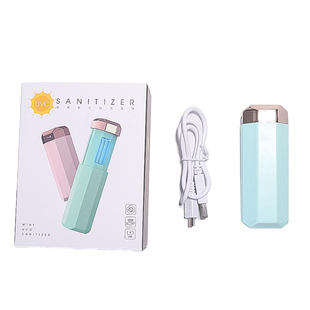 1W UVC Ultraviolet Germicidal Lamp Portable Handheld USB Rechargeable UVC Ozone Light For Indoor Kitchens Bathrooms