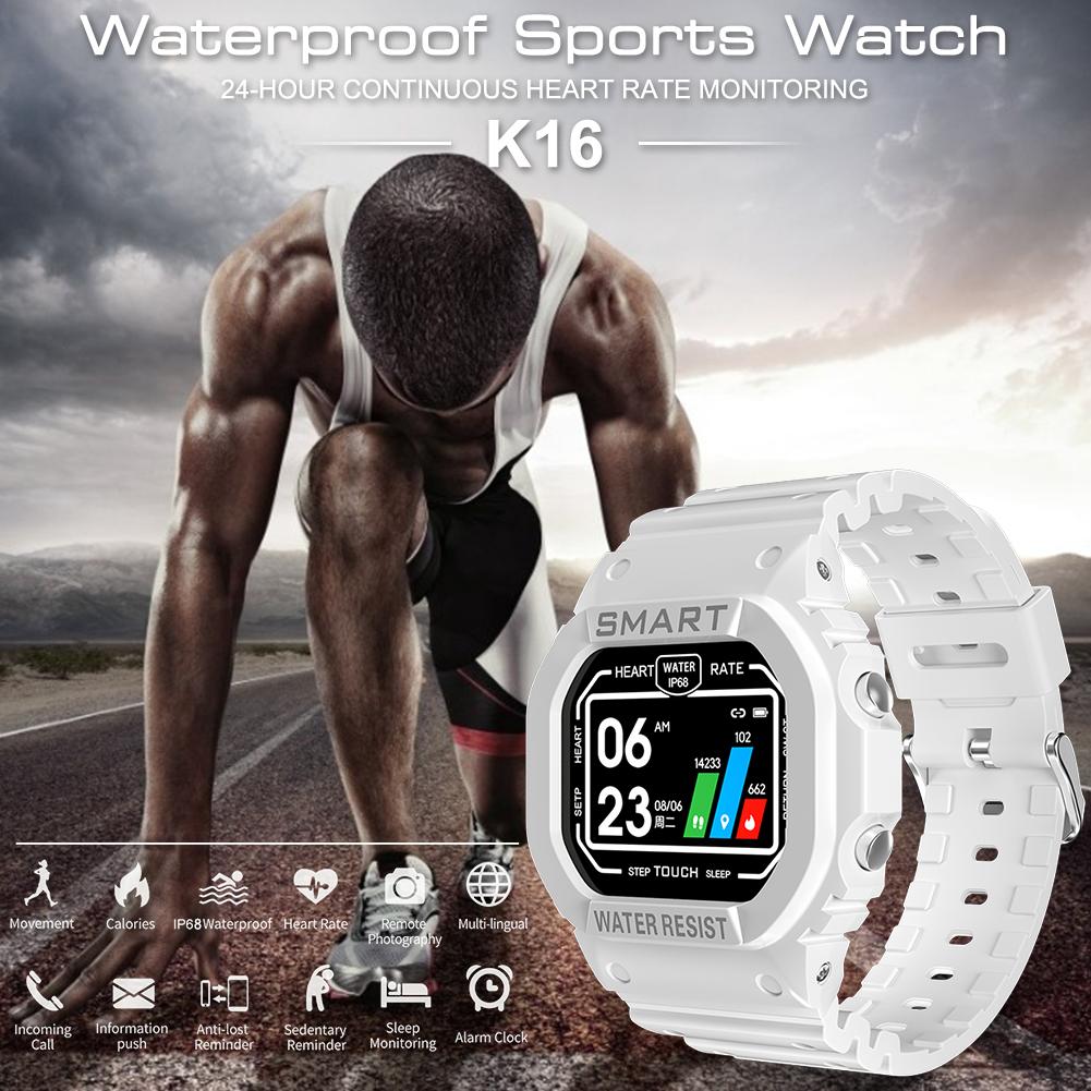 Multifunctional Smart Watch IP68 Waterproof Fitness Sports Watch Pedometer Phone Information Reminder Sports Watch