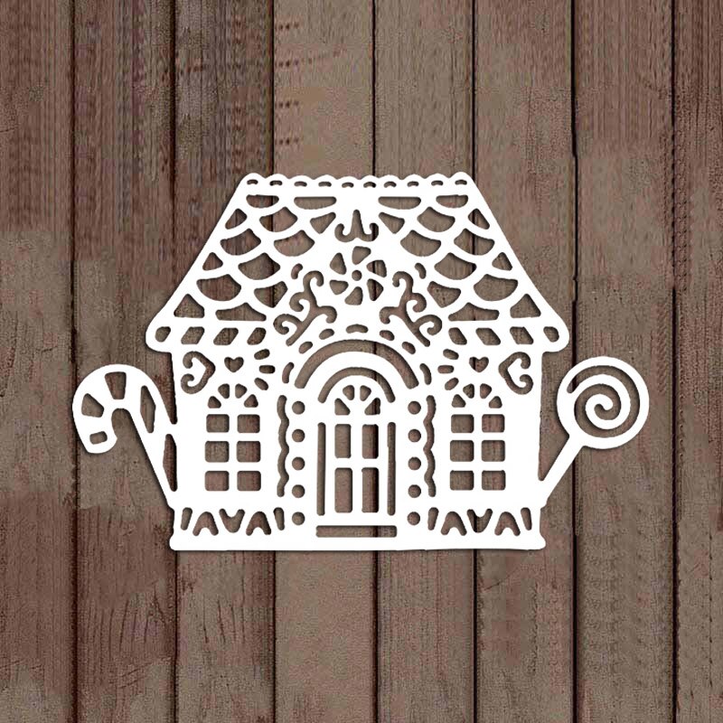 christmas gingerbread house cutting die building cut die mold diecuts for diy scrapbooking paper cards making crafts
