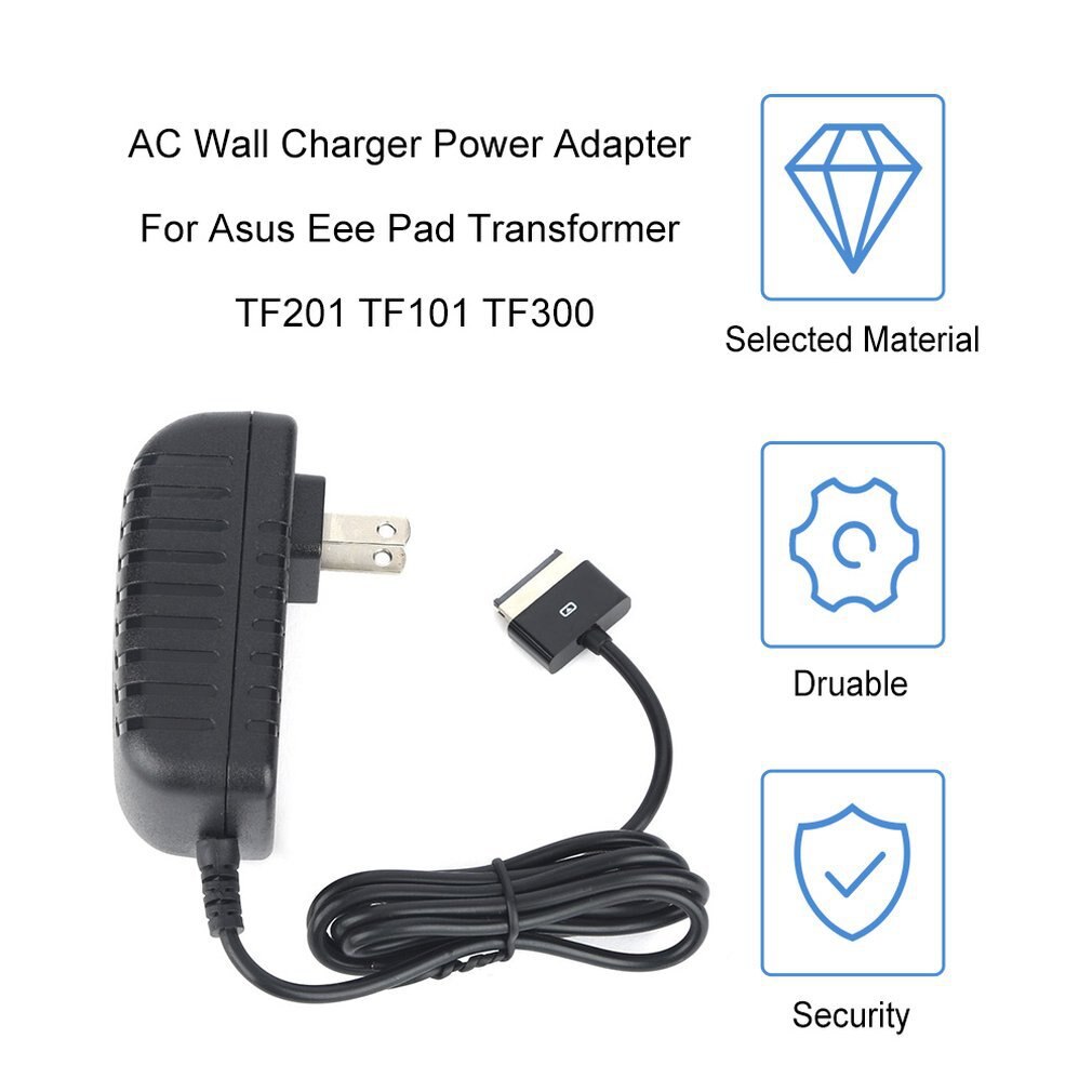 ABLEGRID AC Wall Charger Power Adapter For Asus Eee Pad Transformer TF300, TF300T, TF700 – 714067880610