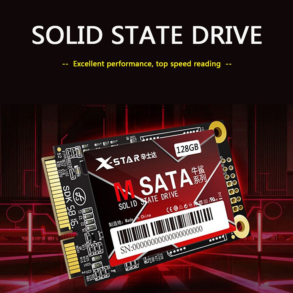 mSATA SSD HDD Internal Solid State Hard Drive for Laptop Notebook Server 16GB 32GB 64GB 128GB 256GB