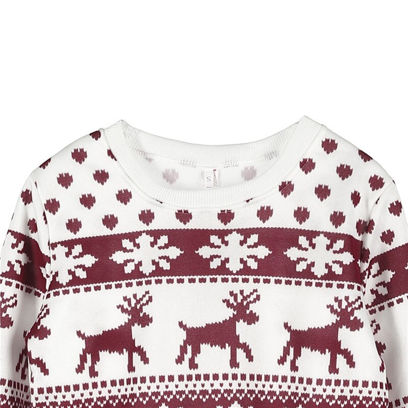 Jaar vrouwen Kerst Xmas Trui Mode Vrouwelijke Jumper Trui Lange Mouwen Xmas Herten Gedrukte Trui Tops Truien
