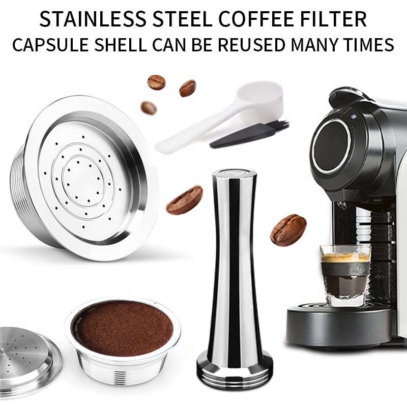 Metal de acero inoxidable para Lavaza, un filtro de cápsula de café reutilizable para Lavazza a Jolie/Tiny & LM3100 ESPRIA