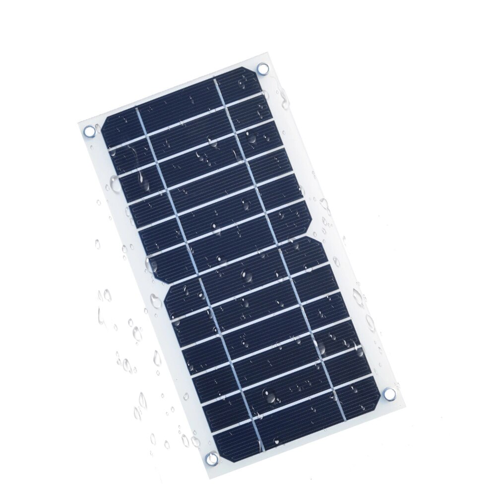Semi Flexible Solar Panel 5W 6V Solar Cell USB Output Charger Mobile Phone Power Bank camera Bluetooth speaker USB charging