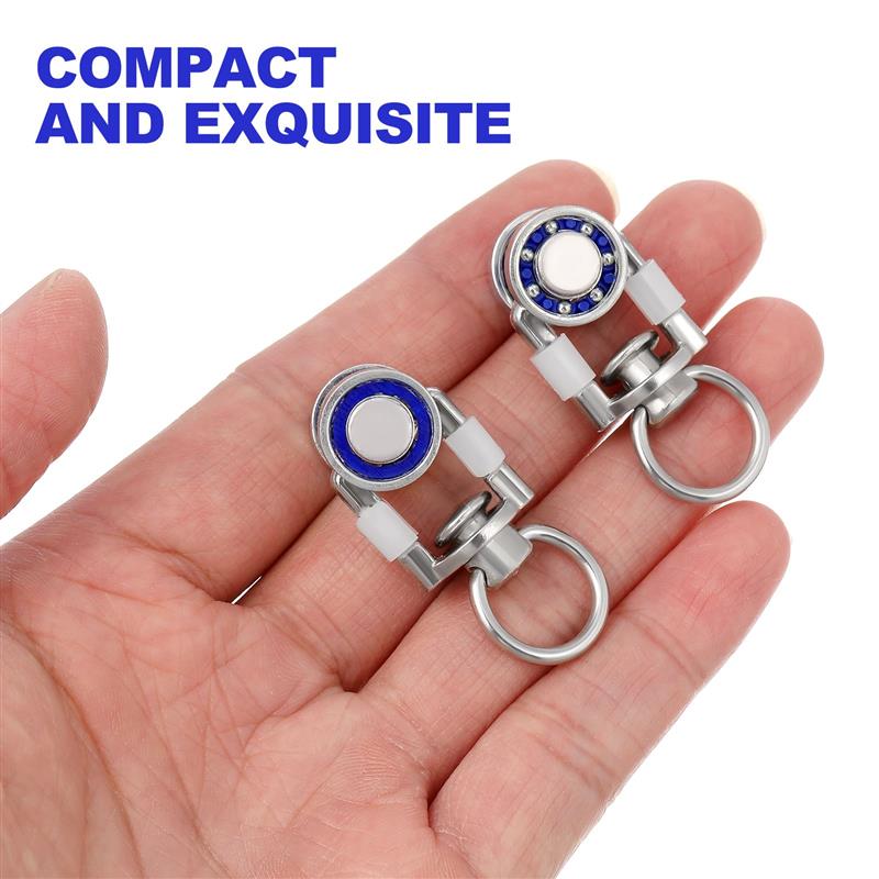 10Pcs Vorhang Zubehör Track Gleiter Haken Up Metall Pulley Stille Roller Schiebe Rad Hause Vorhang Metall Lager Rollen Hause