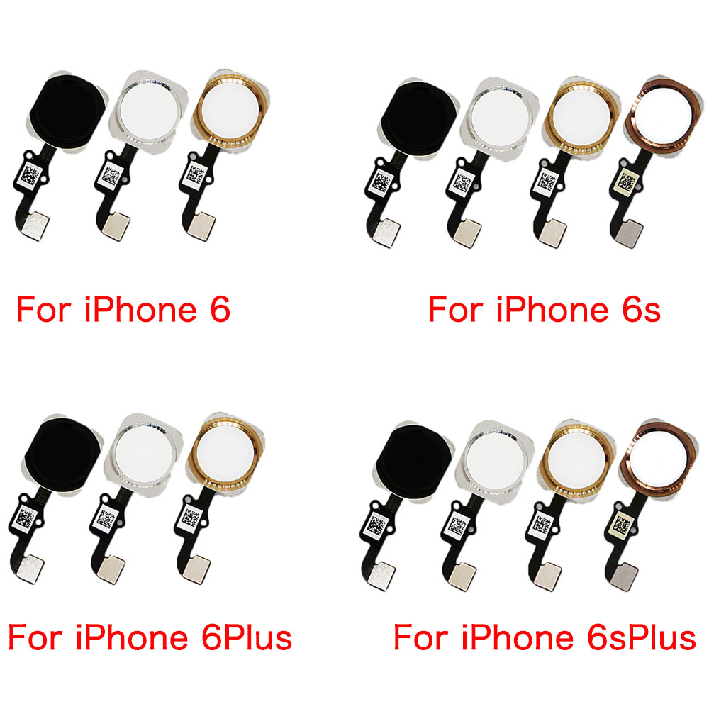 Full Set LCD Parts For iPhone 6 6s Plus Front Camera Home Button With Screw Ear Speaker Replacement