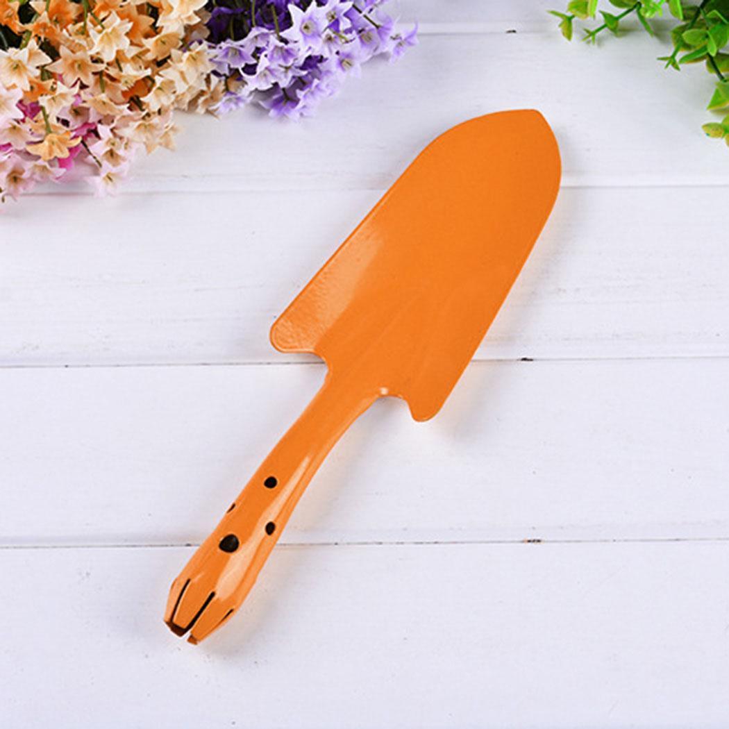 Stainless Steel Ergonomic Grip Perfect Hand Shovel for Weeding Transplanting and Digging in Garden Colorful: yellow