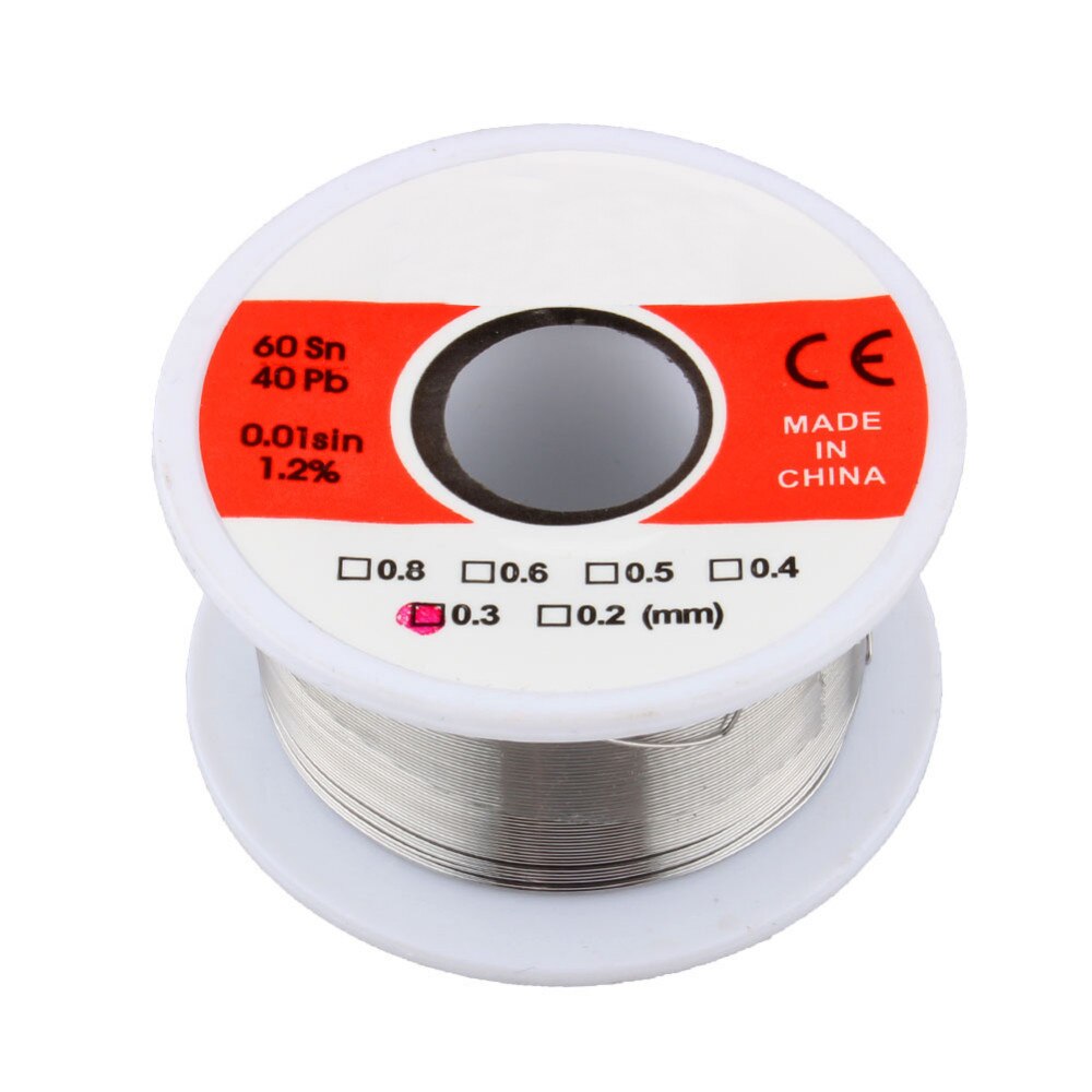 0.6/0.8/1/1.2/1.5mm flux 1.2% 50g tin lood tin draad gesmolten hars kern soldeer soldeerdraad rol voor smd lassen herwerken reparatie