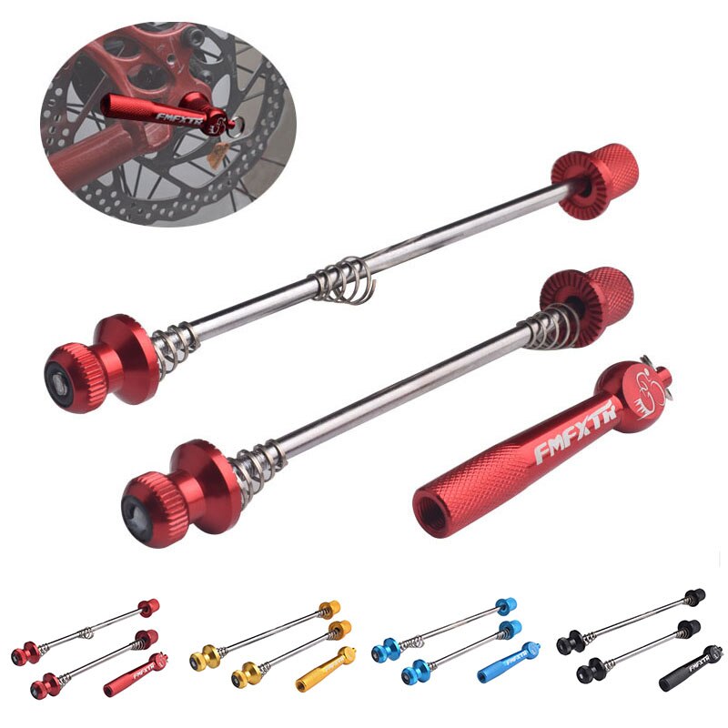 Bike Wheel MTB Quick Release Skewers Locking Security Anti Theft Skewer Set Quick Release Lever Part