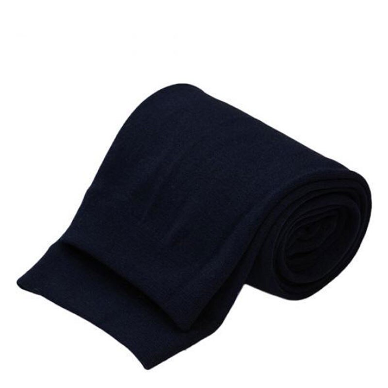 Leggins gruesos de terciopelo para mujer, leggins a la altura del tobillo para mantener el calor, Color sólido, cintura alta, Leggings de talla grande, ropa barata de China: Azul marino