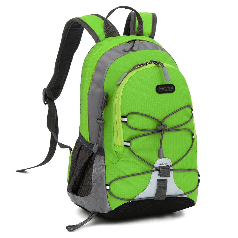 Mini tasker udendørs rygsæk taske ultralette sammenklappelige børn rygsække mochila skole sport dagsæk lille camping vandreture  xa28wa: Grøn