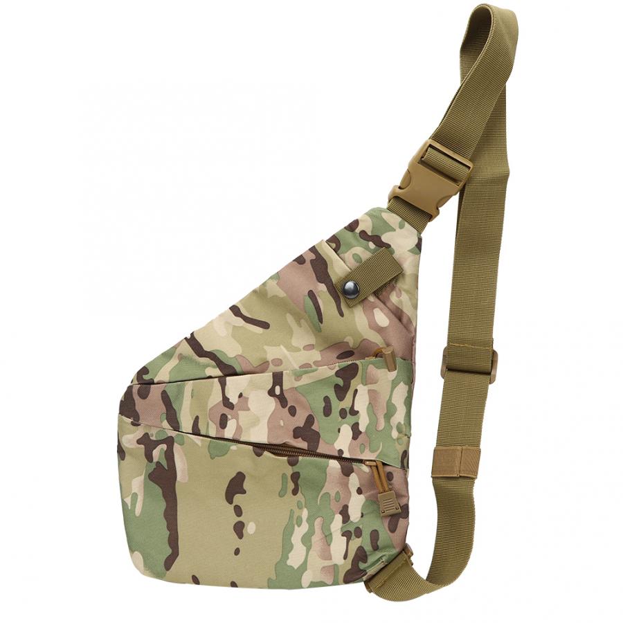 Multifunción impermeable deportes al aire libre tácticas antirrobo hombro pecho bolsa mensajero bolsa de deportes: Camo