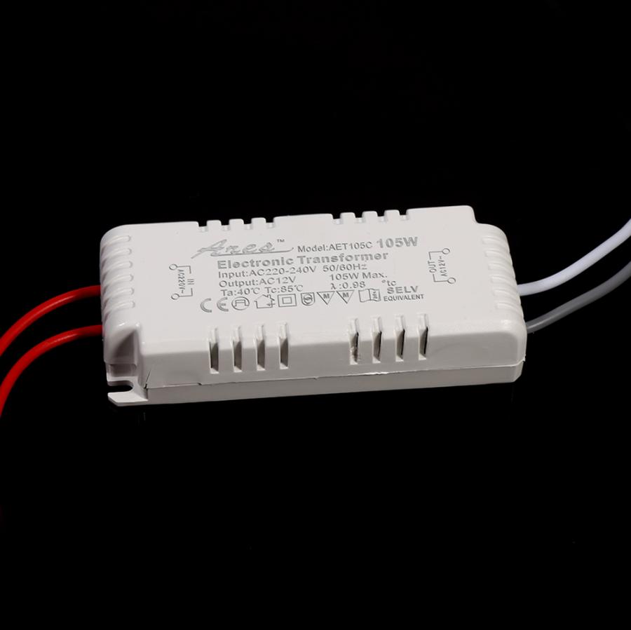 105W Electronic Transformer Dimmable 220V-12V Voltage Transformer Converter Halogen Light Lamp Bulb Driver Adapter Power Supply