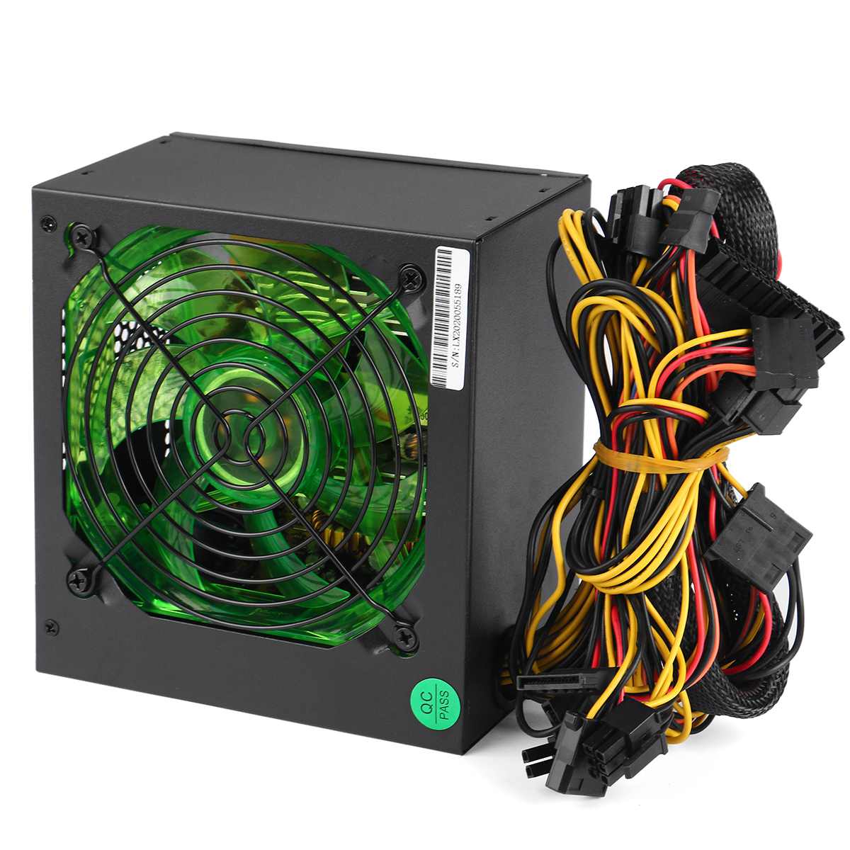 Max 700W Power Supply PC Silent Green Fan ATX 24pin 12V PC Computer SATA Gaming PC Power Supply For Intel AMD Computer