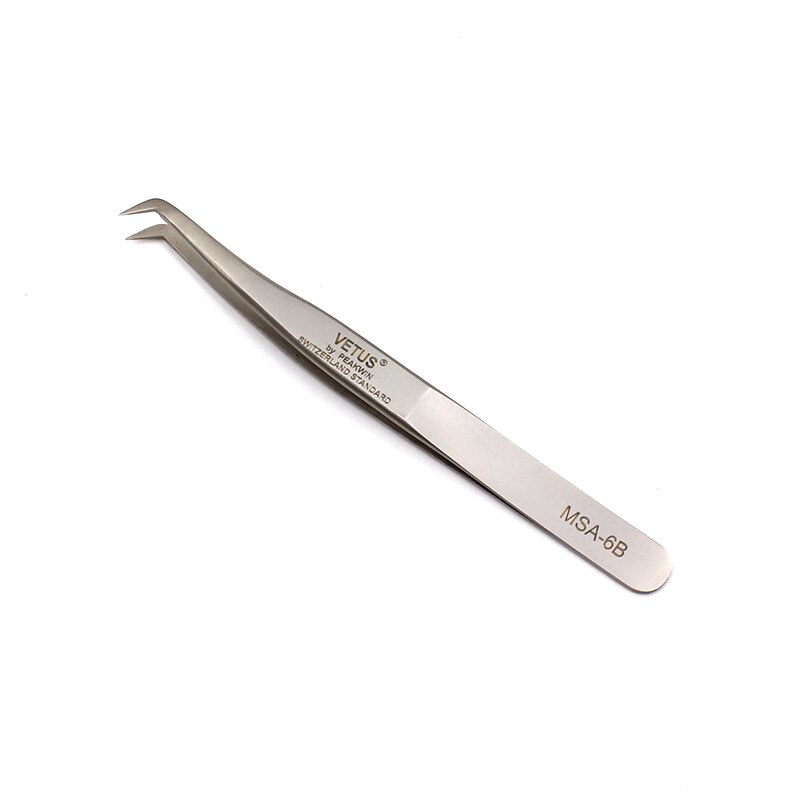 VETUS-Pinzas para pestañas MSA-6B, 3D/6D, voluminosas, para extensión de pestañas, con ventilador,