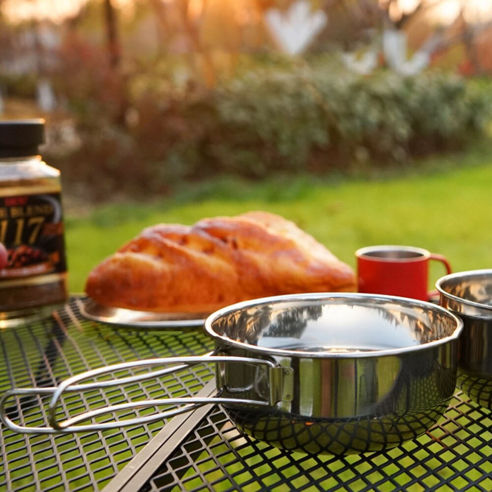 1Pc Outdoor Camping Pot Convenient Practical Durable Cookware Cook Utensils Camping Accessories for BBQ Outdoor Camping