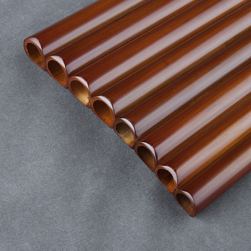 Natural Bamboo Flute Folk Musical Instrument Panflute Wind Instrument Panpipes Flauta Handmade 8pipes Pan flute