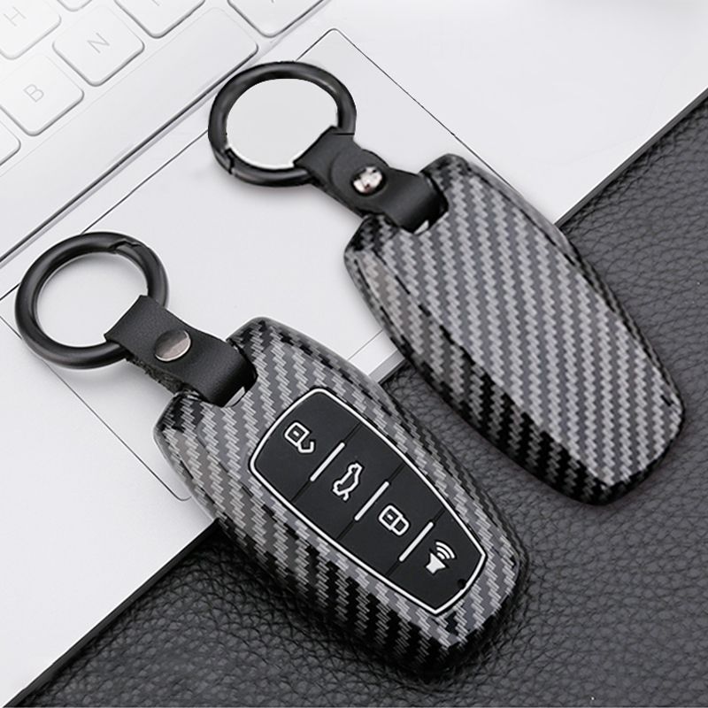 Funda de carbono ABS para llave de coche, accesorios Fob para Great Wall Haval Jolion 2022 H6 H7 H4 H9 F5 F7 F7X F7H H2S GMW Dargo
