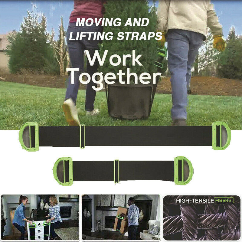 Team Bandjes Landle Verstelbare Bewegende En Hijsbanden Voor Meubels Dozen Matras Groene Bandjes Mover Gemakkelijker Transport