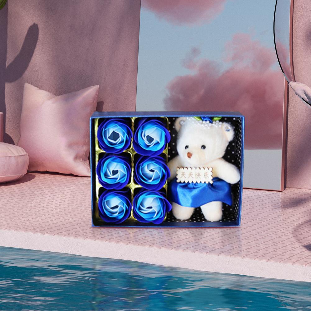 1 Set Kunstmatige Bloem Goede Eeuwige Rose Bloem Box Set Bruiloft Decoratie Levendige Kleur Romantische Eeuwige Bloem