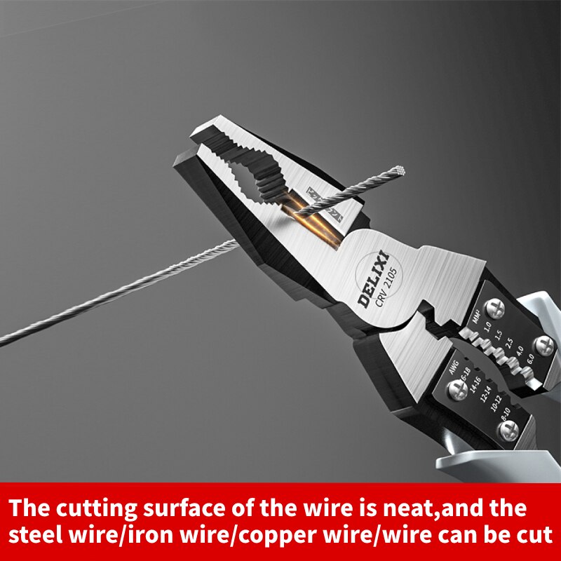 Multifunctional Wire Cutters Pliers Needle Nose Pliers Diagonal Pliers Wire Cable Cutters Hardware Plier Electrician Hand Tools