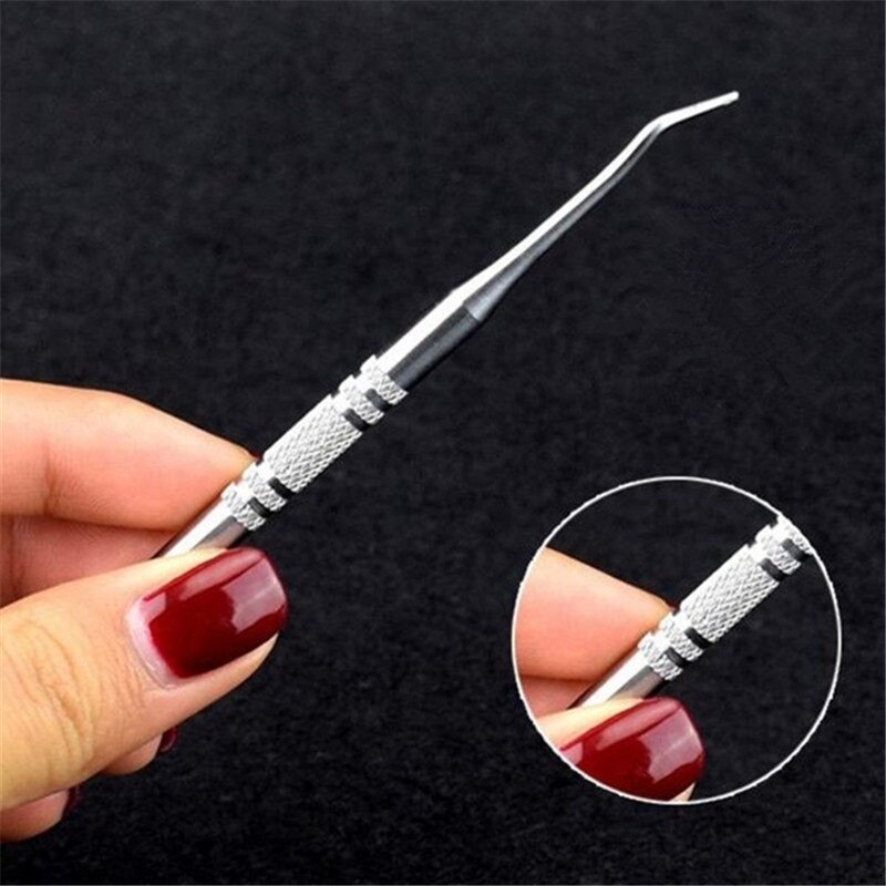 1 ud., elevador de uñas de dedo del pie encarnado, herramienta de corrección de archivos, herramienta de pedicura de doble extremo, herramienta de cuidado de las uñas del pie