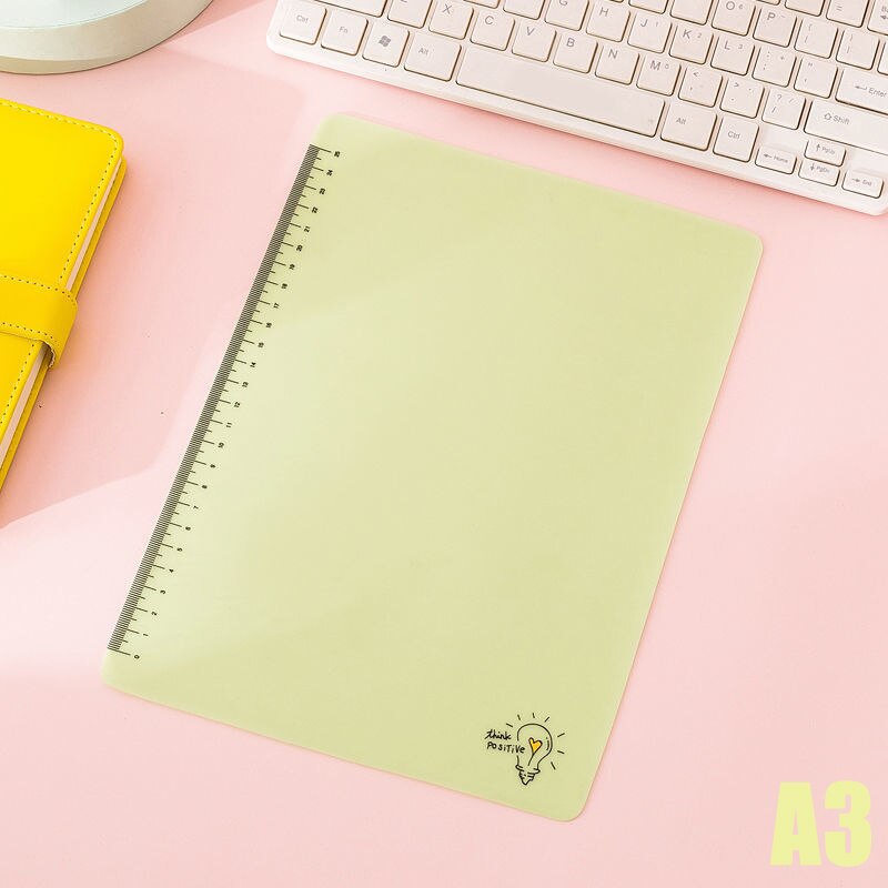 Multifunction A2/A3 Student Drawing and Writing Silicone Cushion Exam Special Tool with Scale Pad Desk Mat Decoration Mouse Pad: A3(C)