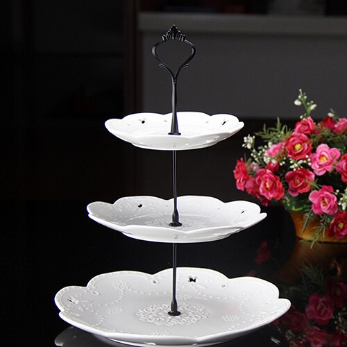 1 Set 2 or 3 Tiers Sweets Candy Cupcake Tray Wedding Party Cake Display Stand
