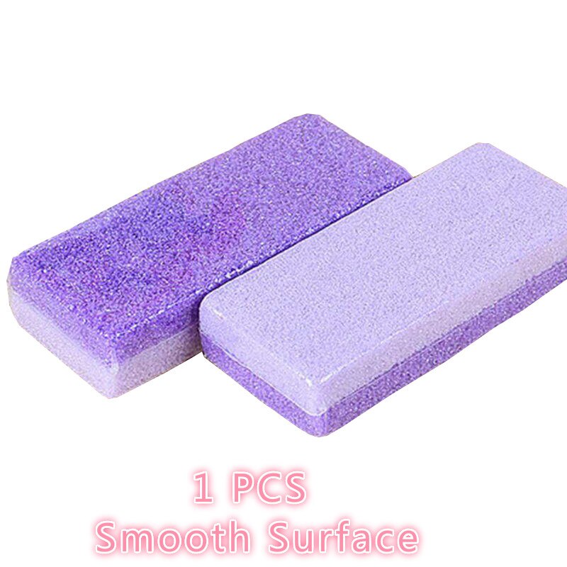 1 Uds piedra pómez exfoliante cuidado de los pies Eliminación de la piel muerta exfoliante pedicura pie lima de uñas piel áspera herramienta de limpieza de la piel: 02 Smooth