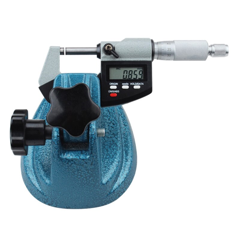 1pc Micrometer stand indicator stand Micrometer base cast iron Digital micrometer bracket Magnetic holder