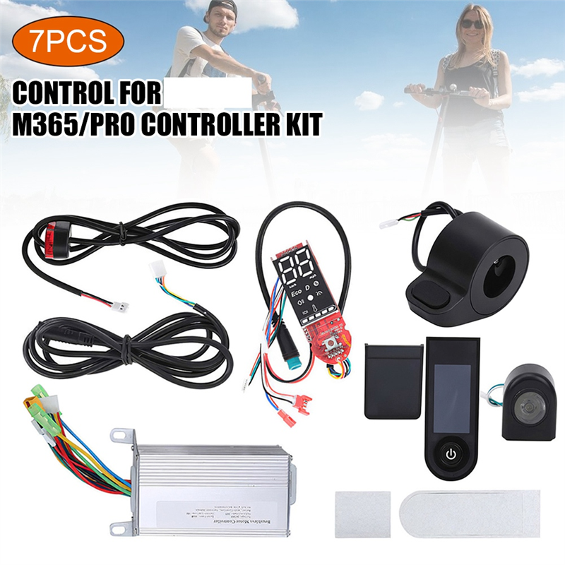 AEF6-36V 350W Conjunto de placa controladora de scooter elétrico com substituição de acelerador de painel para Xiaomi M365/Pro